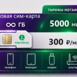SIM-карта Мегафон "Выгодный 300" (саморегистрация)