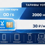 SIM-карта Йота "Безлимит 30" (саморегистрация)