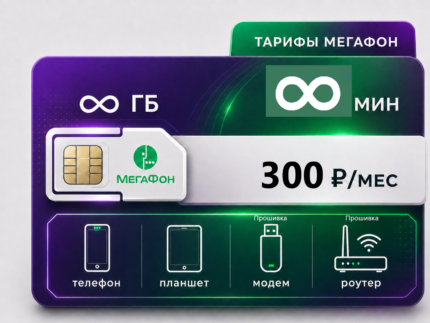 Тариф Мегафон "Премиум" (саморегистрация)